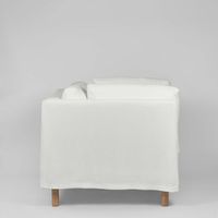 Pamona Chair Cover Seat Slip Cover White - MRDFUR0098CVWH