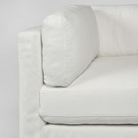 Pamona Chair Cover Seat Slip Cover White - MRDFUR0098CVWH