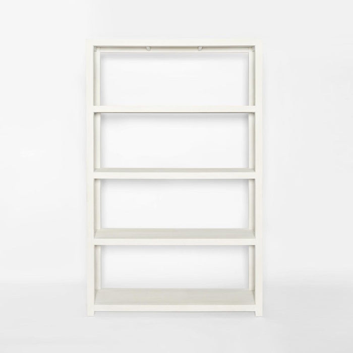Carfu Wooden Shelf White - FUR0092WH