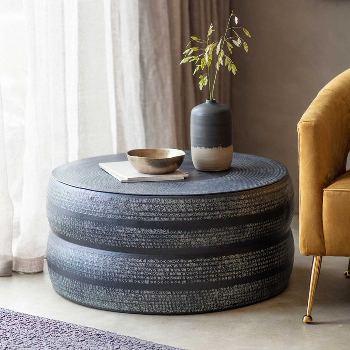 Rai Metal Coffee Table Grey - GDFUR29982