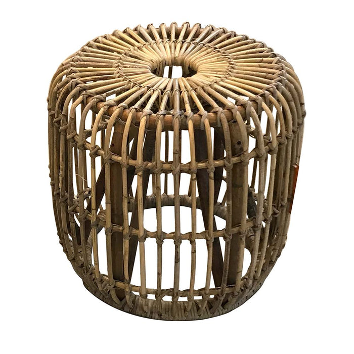 Rafael Rattan Side Table Large Natural - GDFUR53314