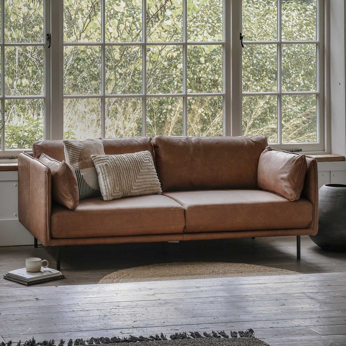 Wigmore Sofa Leather Brown - GDFUR88089