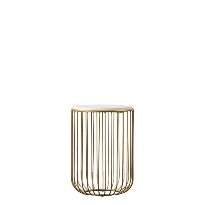 Riley Side Table Gold - GDFUR93168