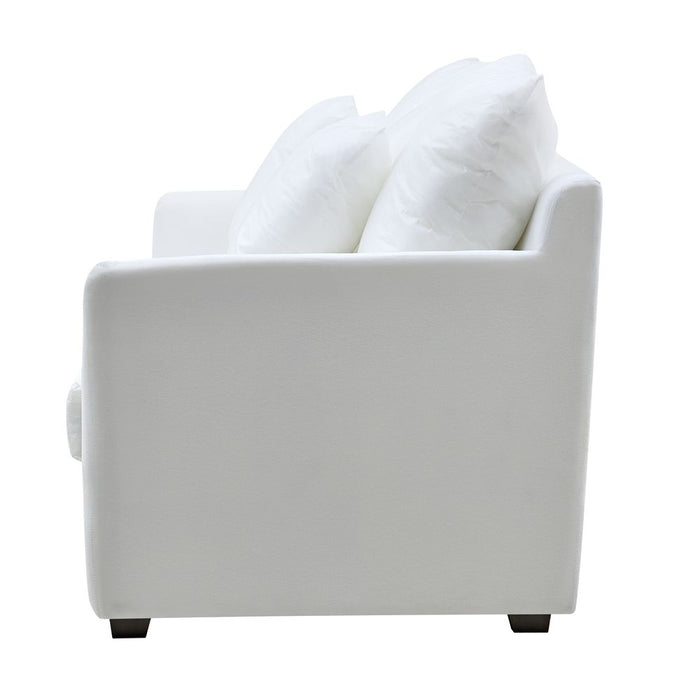 Noosa Hamptons 2 Seat Sofa Bed Base & Cushion Inserts Natural - OWFL0226-2-SBED