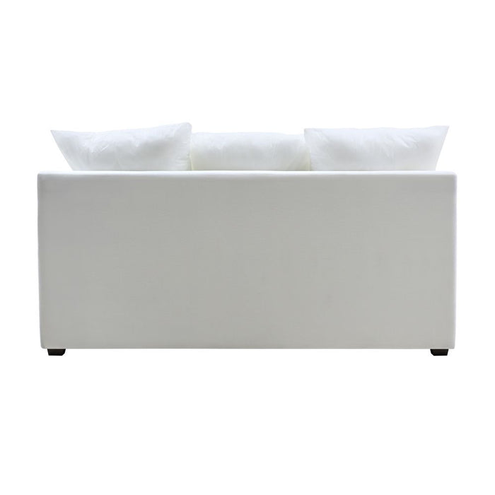 Noosa Hamptons 2 Seat Sofa Bed Base & Cushion Inserts Natural - OWFL0226-2-SBED