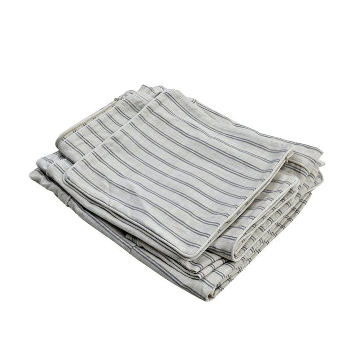 Avalon Hamptons 3 Sofa Strip Seat Slip Cover Grey - OWFL0302SS-3C