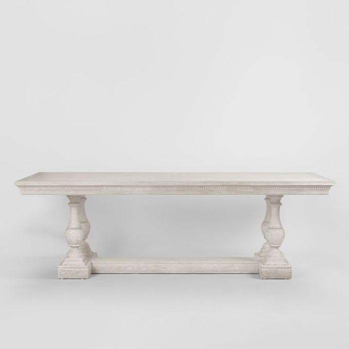 Ville Oak Dining Table White - FUR0123