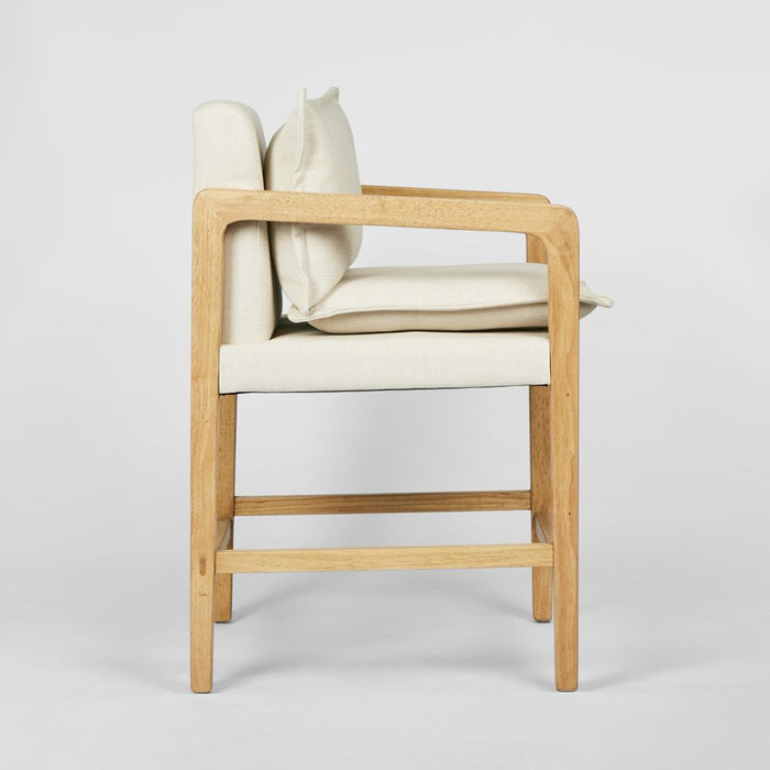 Coolum Counter Stool Natural & Cream - FUR0201
