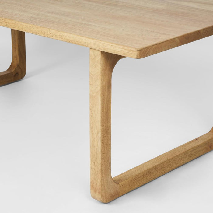 Coolum Rectangle Wood Coffee & Side Table Natural - FUR0206