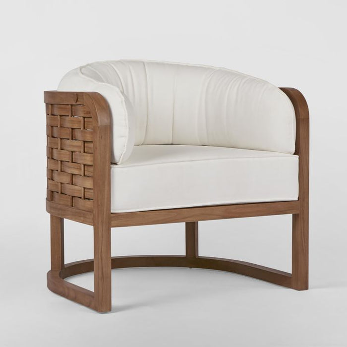 Weave Teak Wood Armchair Natural - FUR0230
