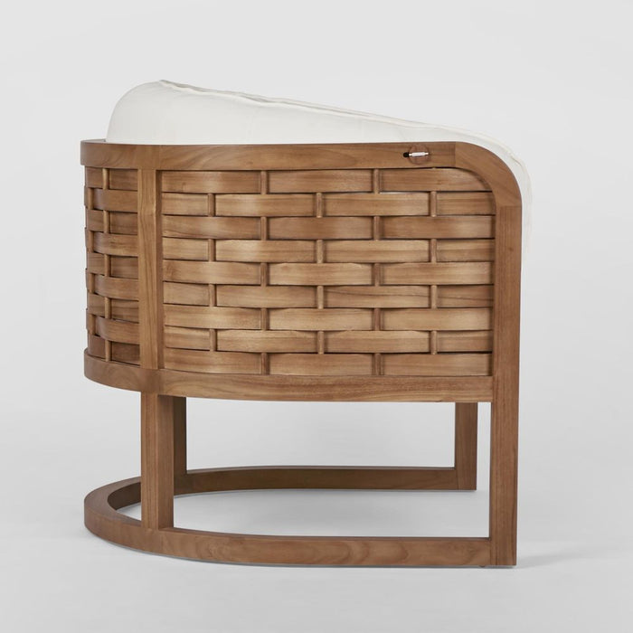 Weave Teak Wood Armchair Natural - FUR0230