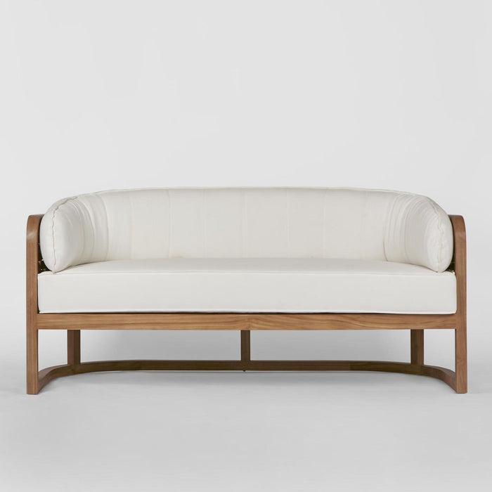 Weave Teak Wood Outdoor Sofa Natural - FUR0231