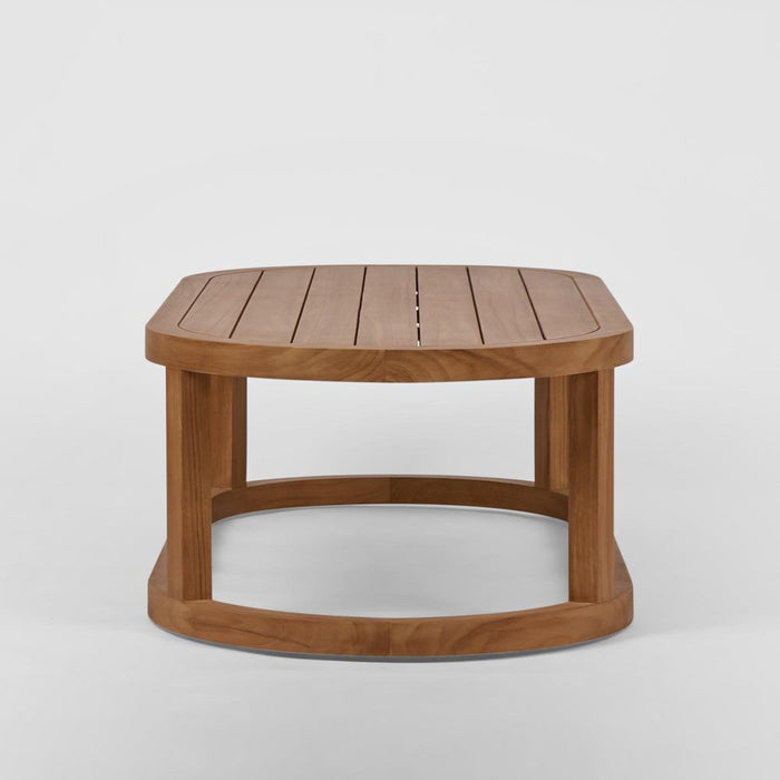 Weave Outdoor Teak Wood Coffee Table Natural - FUR0232