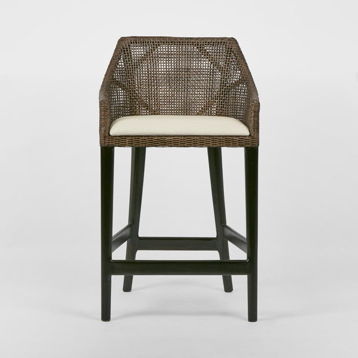 Charlotte Rattan Counter Stool Soil Brown & Natural - OWPAN23