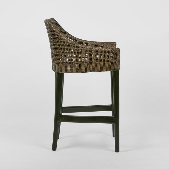 Charlotte Rattan Counter Stool Soil Brown & Natural - OWPAN23