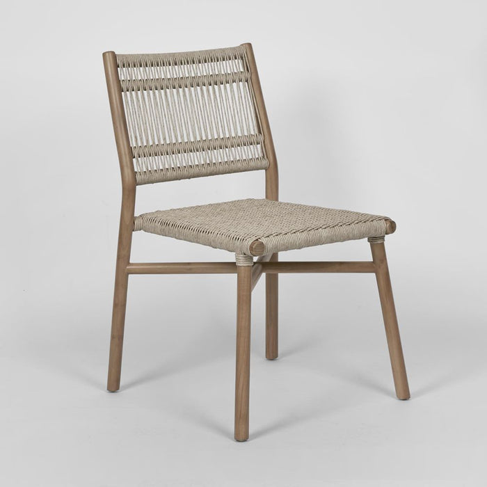 Wategos Teak Wood Outdoor Dining Chair Natural - FUR0234