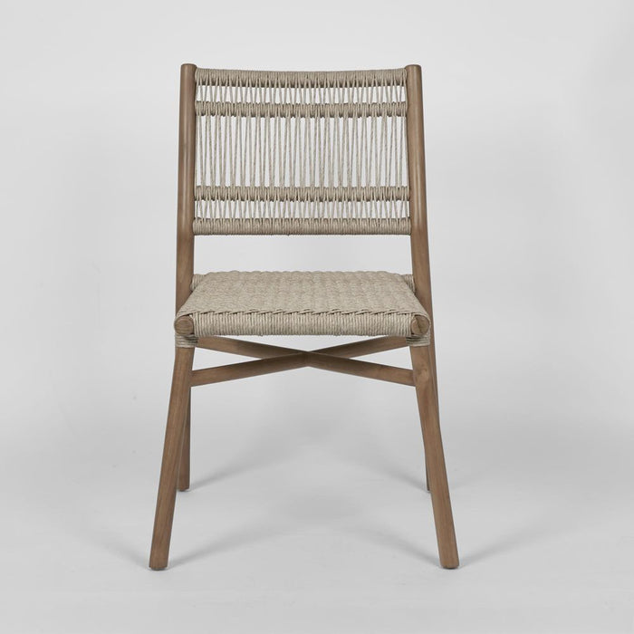 Wategos Teak Wood Outdoor Dining Chair Natural - FUR0234