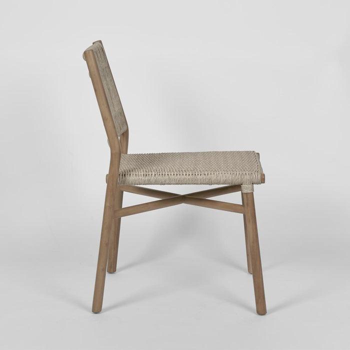 Wategos Teak Wood Outdoor Dining Chair Natural - FUR0234