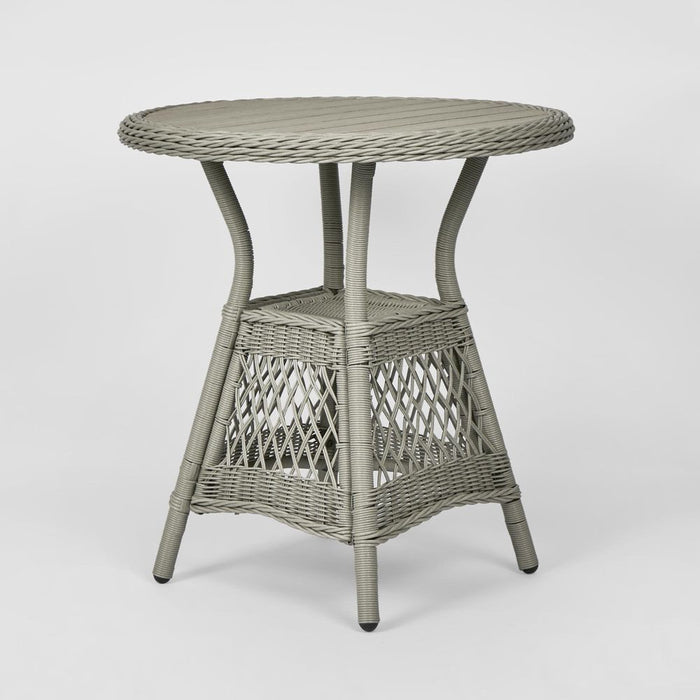 Marco Outdoor Synthetic Wicker Table Grey - FUR0258