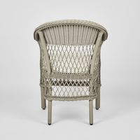 Marco Outdoor Synthetic Wicker Chair Grey - FUR0259
