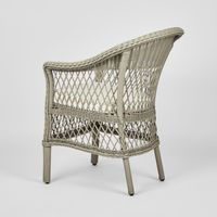 Marco Outdoor Synthetic Wicker Chair Grey - FUR0259
