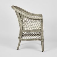 Marco Outdoor Synthetic Wicker Chair Grey - FUR0259