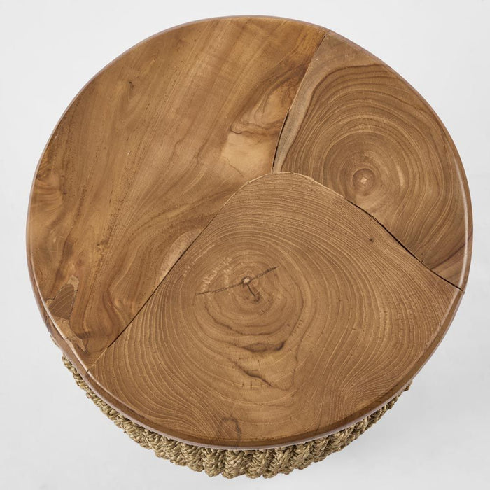 Naves Teak Top Coffee & Side Table Natural - FUR0217