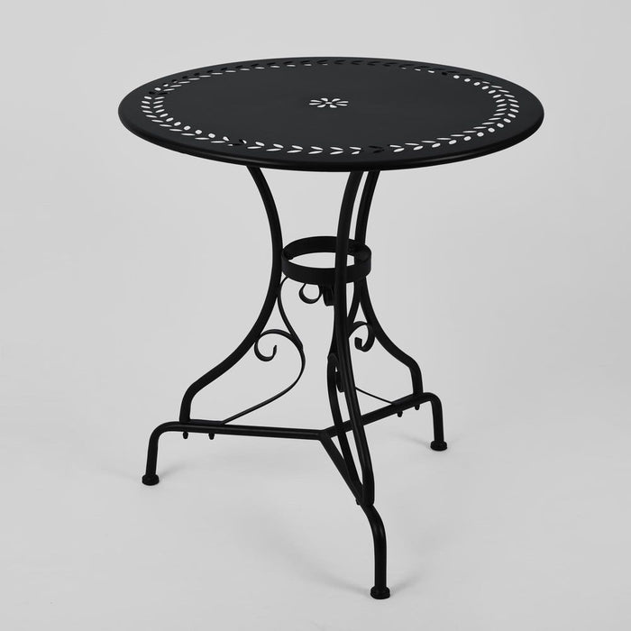 Annabel Outdoor Iron Round Table Black - FUR200
