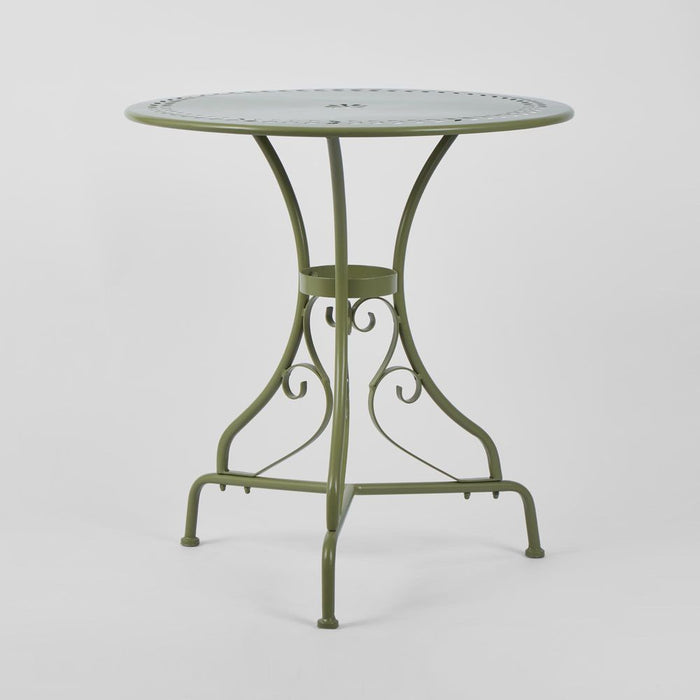 Annabel Outdoor Iron Round Table Green - FUR201