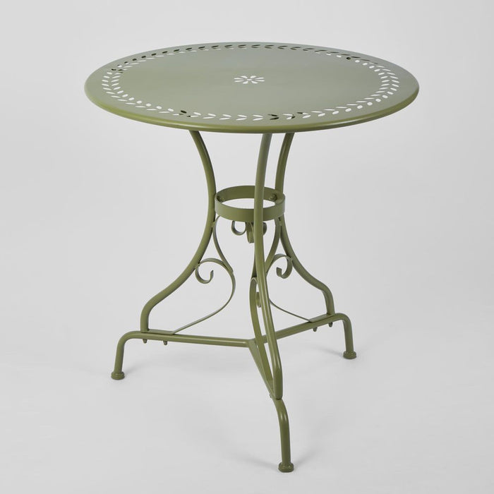 Annabel Outdoor Iron Round Table Green - FUR201