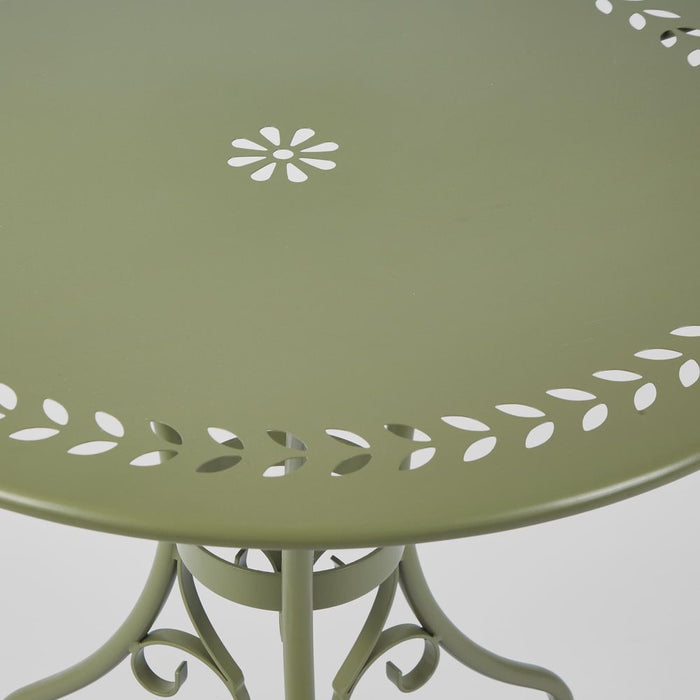Annabel Outdoor Iron Round Table Green - FUR201