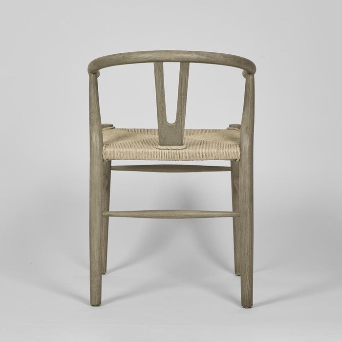 Arc Wishbone Chair Grey & Natural - MRDFUR0153