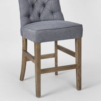 Storm Counter Stool with Buttons Grey - OWFC0041N