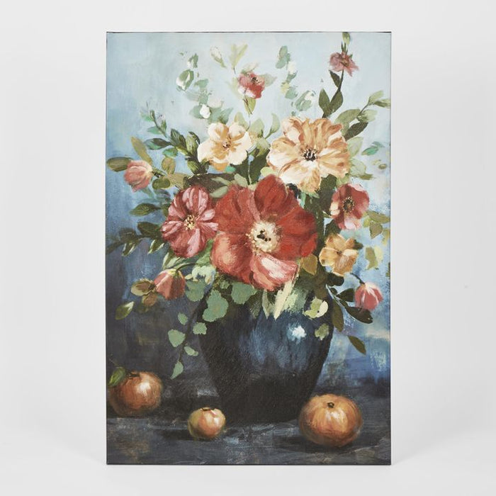 Tuscan Flowers Acrylic Wall Art Painting Multi Colour - PPWALL4086