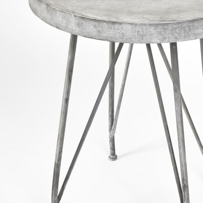 Picardy Metal Coffee & Side Table Grey - PPFUR1306