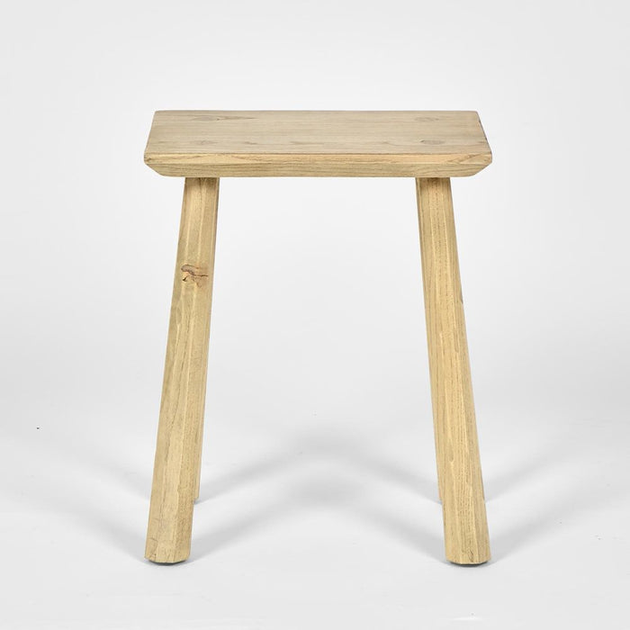 Milkmaid Solid Wood Stool Natural - PPFUR7545