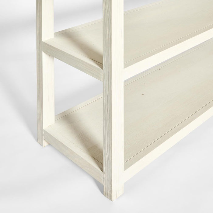 Carfu Wooden Shelf White - FUR0091WH