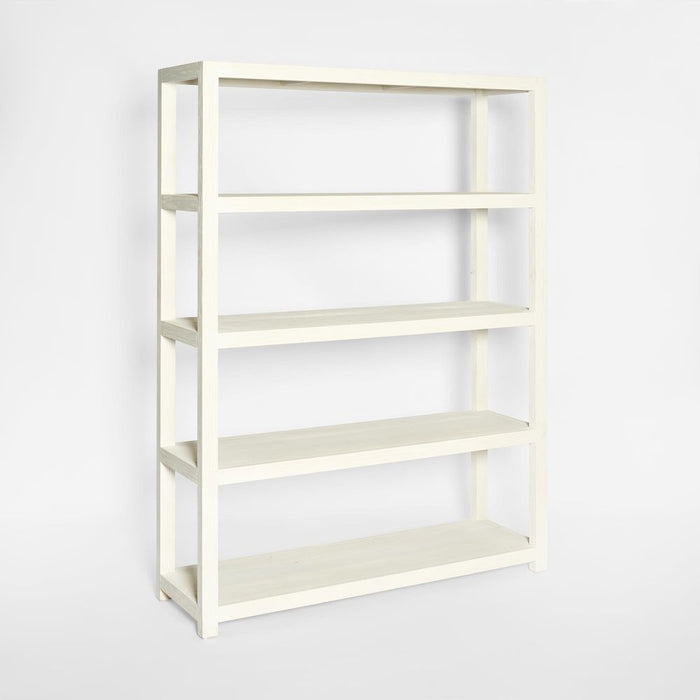 Carfu Wooden Shelf White - FUR0091WH
