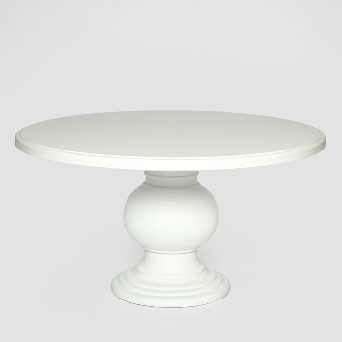 Calabria Outdoor Round Dining Table White - FURAIR001