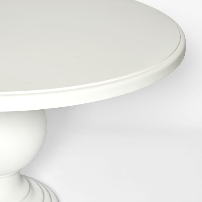 Calabria Outdoor Round Dining Table White - FURAIR001