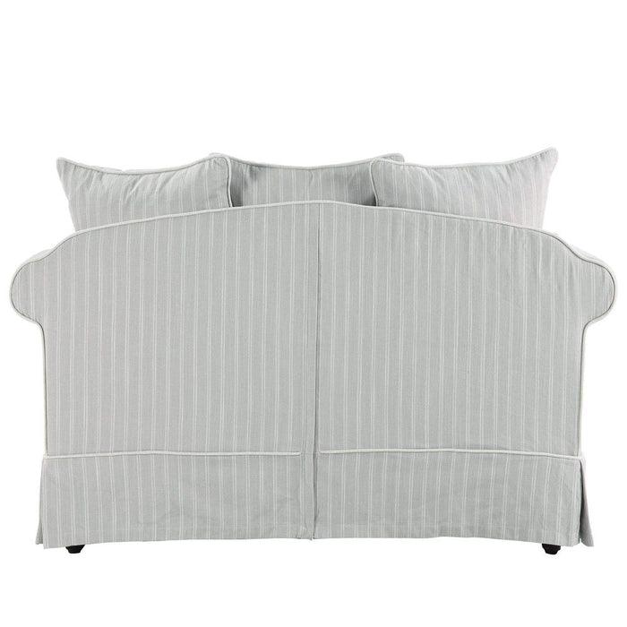 Avalon Hamptons 2 Seat Sofa Cloud Stripe Slip Cover Grey - OWFL0302CS-2C