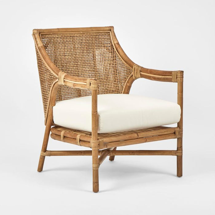 Havana Occasional Chair Rattan Cushion Cream - OWEJ0010C