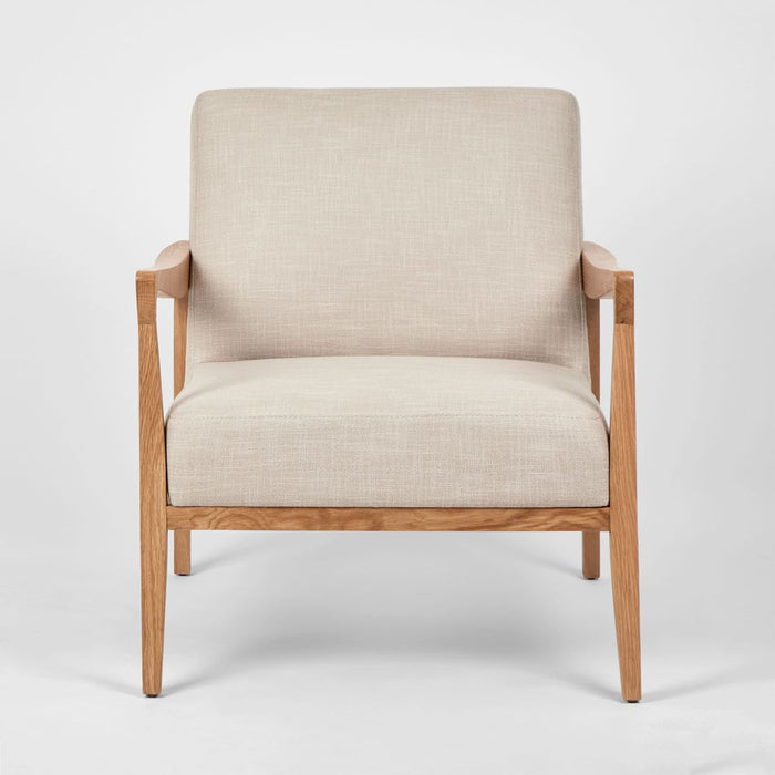 Preston Fabric Armchair Ash Natural - OWSOF005