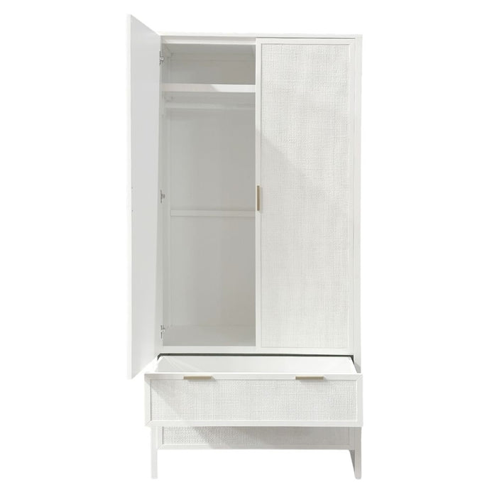 Santorini Wardrobe In White - OWUT0025W