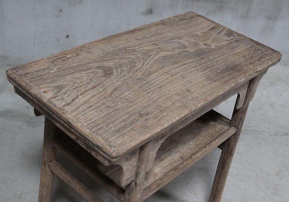 Shanxi Elm Wood Hall Table Natural - FUR1710823