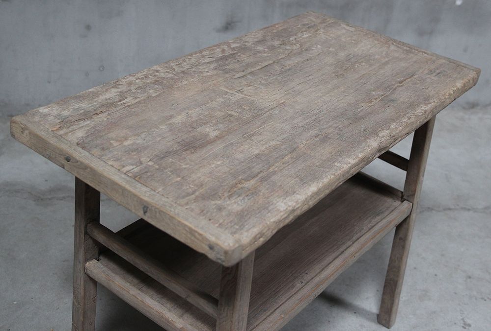 Henan Elm Wood Table Natural - FUR1870324