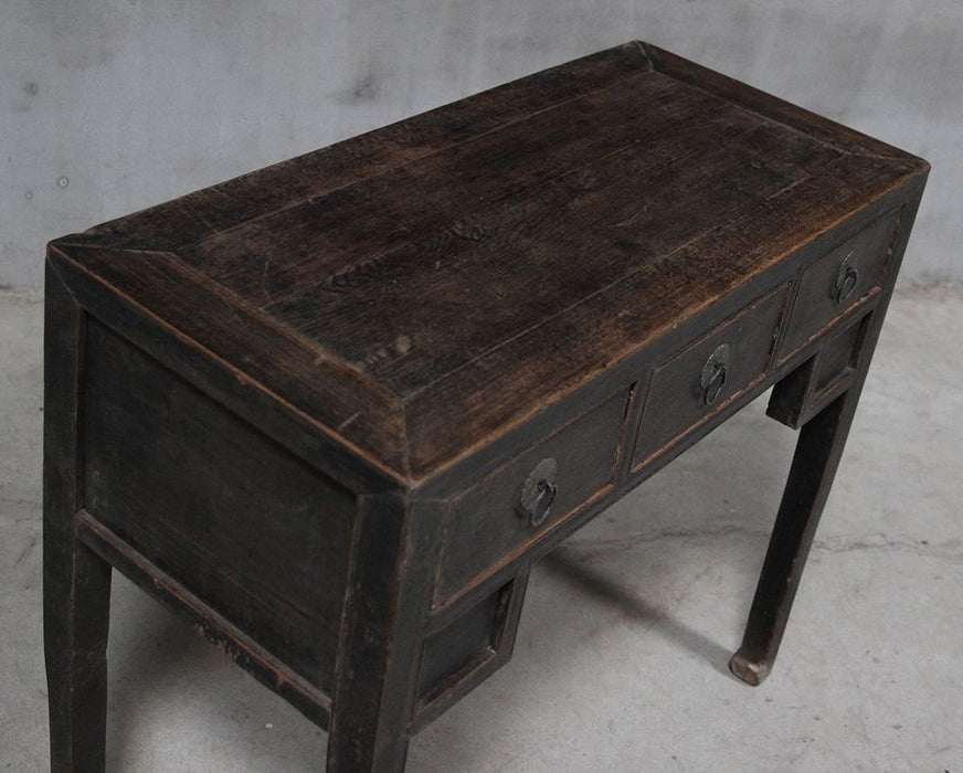 Shanxi Elm Wood 150 Years Old Table With Drawers Natural - FUR21223