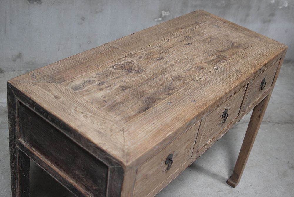 Henan Elm Wood 130 Years Old Console Natural - FUR2190524