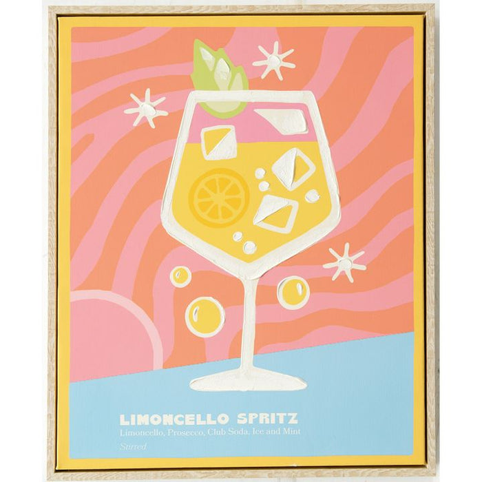 Limoncello Spritz Wall Art Red - WALL096