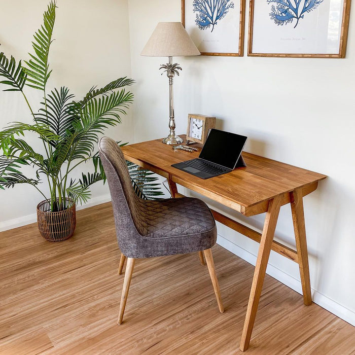 Oslo Oak Desk Lacquered Finish Natural - OWQD0006XN